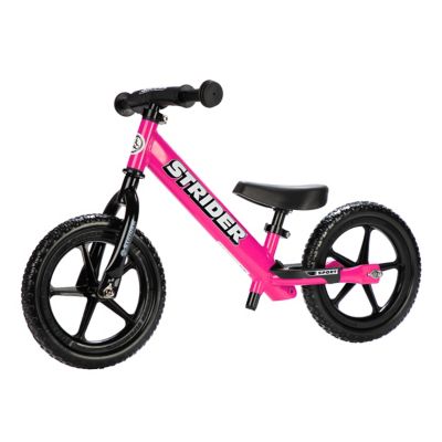 Strider Bikes Kids' 12 in. Sport Strider Balance Bike, Pink