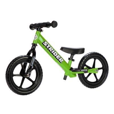 Strider Bikes Kids' 12 in. Sport Strider Balance Bike, Green
