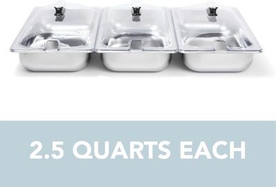 Image showing  2.5 qt. Stainless Steel Electric Food Warmer