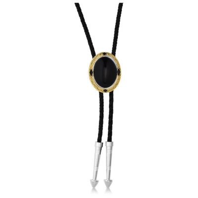 Montana Silversmiths Onyx Sky Bolo Tie, BT6141BK