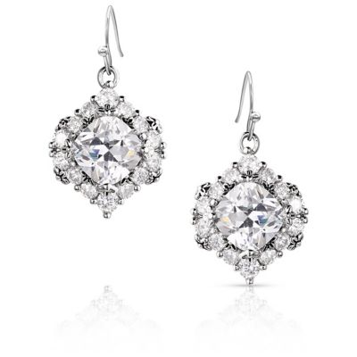 Montana Silversmiths Refined Light Crystal Earrings, ER6037