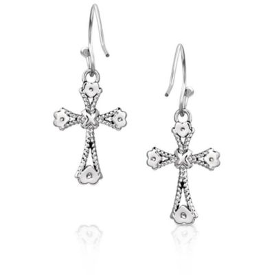 Image showing  Faith in my Heart Cross Earrings, ER6040