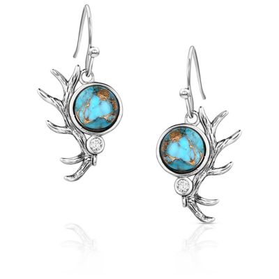 Montana Silversmiths Turquoise Whisper Earrings, KTER5991