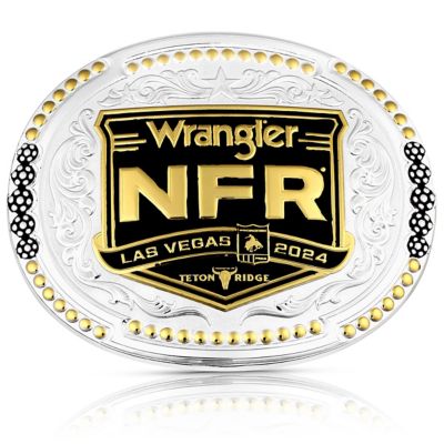 Montana Silversmiths 2024 National Finals Rodeo Oval Buckle, NFR324