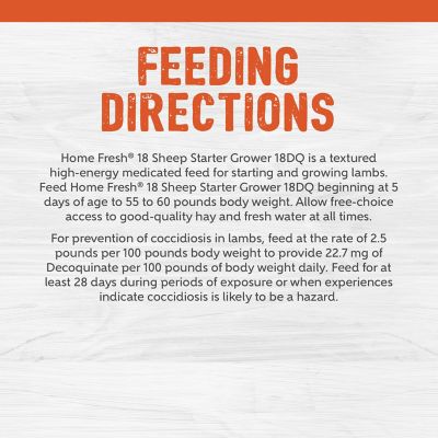 Image showing 5 th Kent Blue Seal Home Fresh 18 Sheep Starter Grower 18DQ