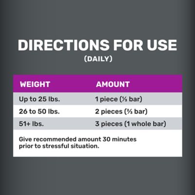 Image showing 6 th 4health Calming Aid Supplement Bars for Dogs, 6 ct.