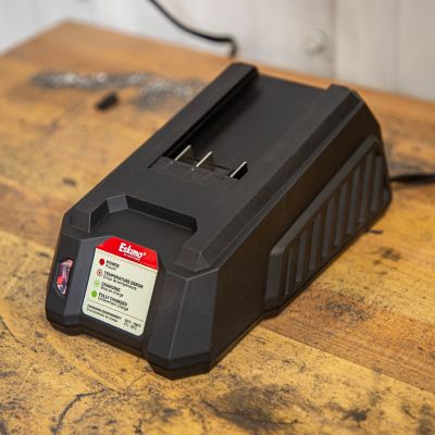 Image showing  2A 40V Lithium-ion E40 Battery Charger with Smart Charging and Indicator Light, Black