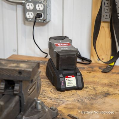 Image showing  2A 40V Lithium-ion E40 Battery Charger with Smart Charging and Indicator Light, Black