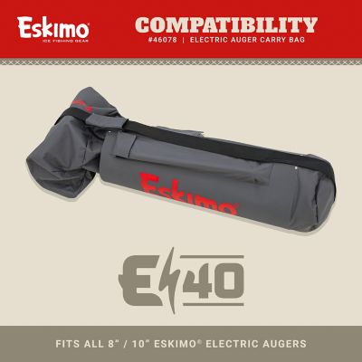 Image showing  Electric Auger Carry Bag, E40 Compatible, Gray, Carry Handle, Extension Pocket, 46078