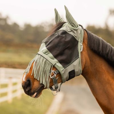 Image showing  Fly Mask with Detachable Nose Fringe