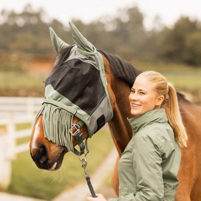 Image showing  Fly Mask with Detachable Nose Fringe