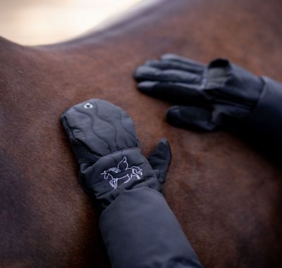 Image showing  Noa Kids Fleece Lined 3 Finger Winter Gloves