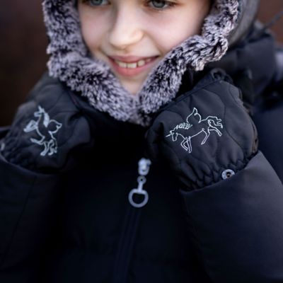 Image showing  Noa Kids Fleece Lined 3 Finger Winter Gloves