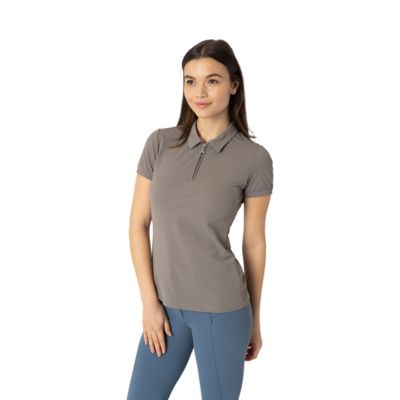 Image showing  Women's Willow Stretch Collar Neck Short-Sleeve Polo Shirt