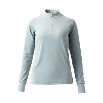 B-Vertigo Women's Isadora Quarter Zip Training Long-Sleeve Shirt