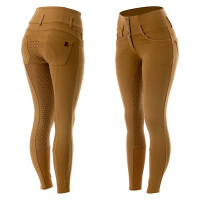 Image showing 0 th Horze Tara Womens High Waist Silicone Full Seat Breeches
