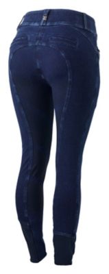 B-Vertigo Morgana Womens Denim High Stretch Full Seat Breeches