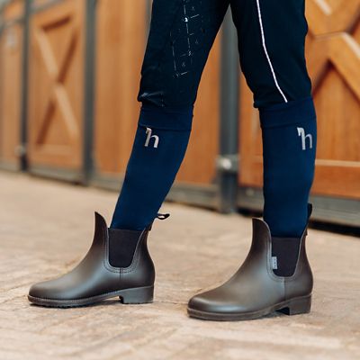 Image showing 6 th Horze Bonn Kids Rubber Paddock Boots