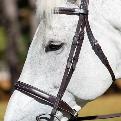 Image showing  Valkyrie Wide Noseband Hunter Bridle with Reins