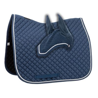 Equinavia Voss Dressage Saddle Pad and Bonnet Set