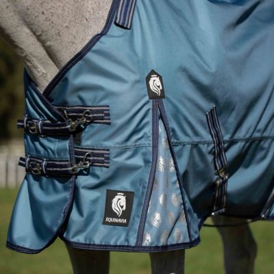 Image showing  Thunder 360 Detachable Neck Heavy Weight Turnout Blanket 300g