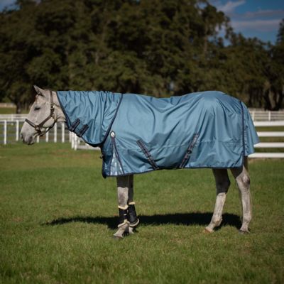 Image showing  Thunder 360 Detachable Neck Light Weight Turnout Blanket 100g
