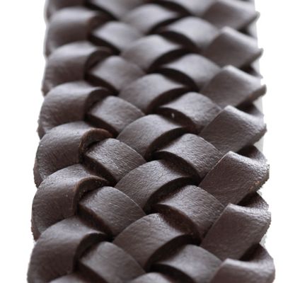 Image showing  Kari Braided Wide Leather Belt