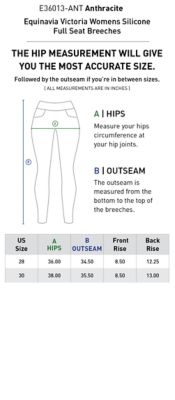 Image showing 9 th Equinavia Victoria Womens Silicone Full Seat Breeches