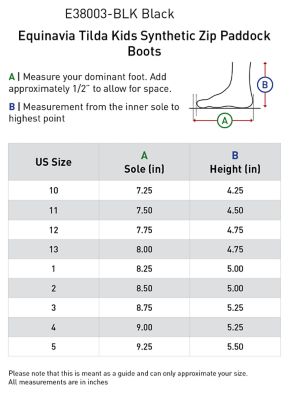 Image showing  Kids' Tilda Synthetic Zip Paddock Boots