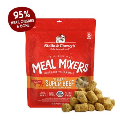 Stella & Chewy's Meal Mixers Super Beef Freeze-Dried Raw Dog Food Topper, 35 oz.