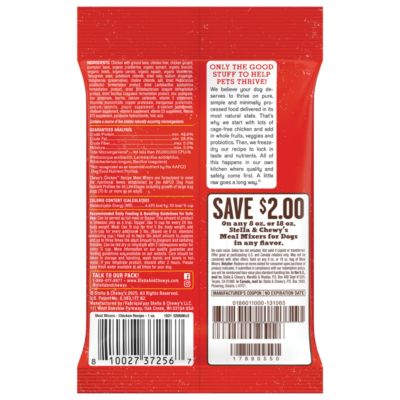 Image showing  Meal Mixers Chicken Freeze-Dried Raw Dog Food Topper, 1 oz.