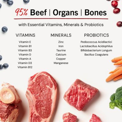 Image showing  Meal Mixers Super Beef Freeze-Dried Raw Dog Food Topper, 1 oz.