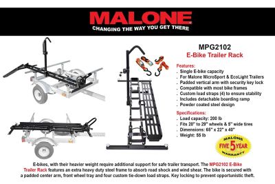 Image showing  E-Bike Trailer Rack
