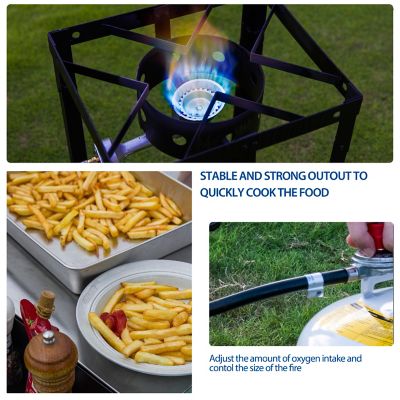 Image showing  12 qt. Fish and Wing Deep Fryer Kit with Single Basket