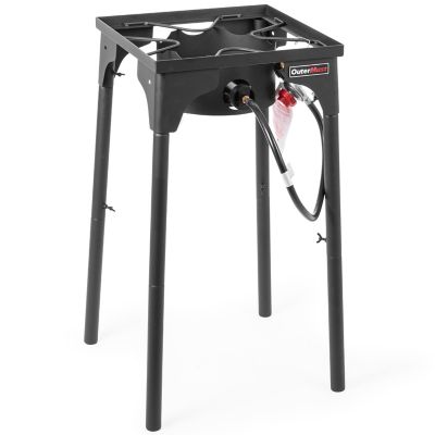 OuterMust 54000 BTU Outdoor Single Propane Burner with Adjustable Height