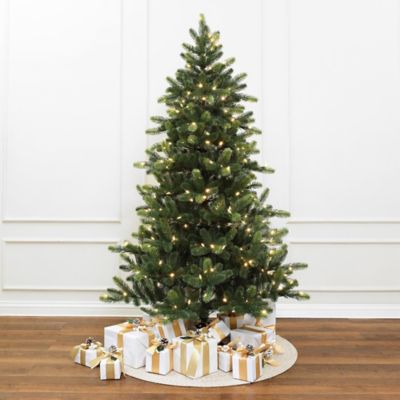 Image showing  6 ft. Pre-Lit Green Full Fir Artificial Christmas Tree