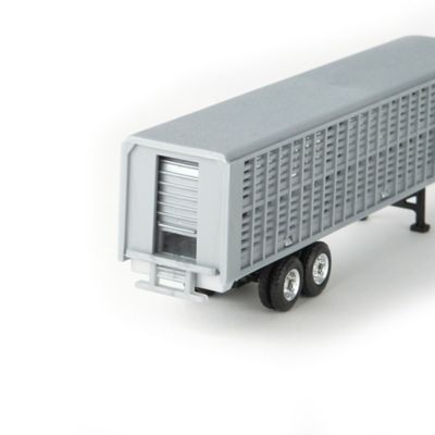 Image showing  Semi with Cattle Trailer Steer and Calf