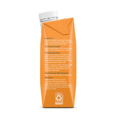 Image showing  Premium Bone Broth Cat Food Topper, Hydrating, Cage-Free Chicken