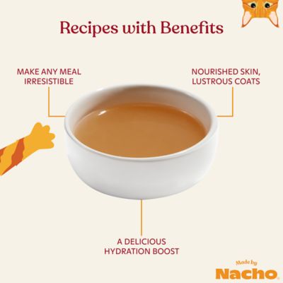 Image showing  Premium Bone Broth Cat Food Topper, Hydrating, Cage-Free Chicken