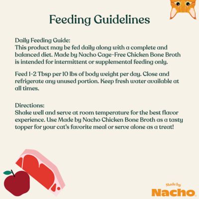 Image showing 6 th Made by Nacho Premium Bone Broth Cat Food Topper, Hydrating, Humanely Raised Beef