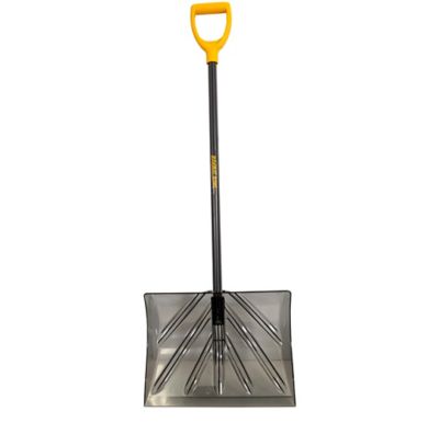 True Temper 35.5 in. Steel Handle Polycarbonate Snow Shovel