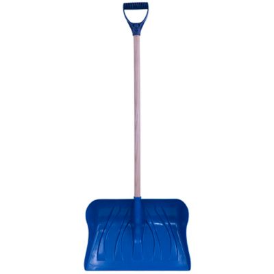 True Temper 36 in. Wood Handle Poly Snow Shovel