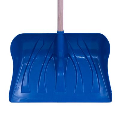Image showing  36 in. Wood Handle Poly Snow Shovel