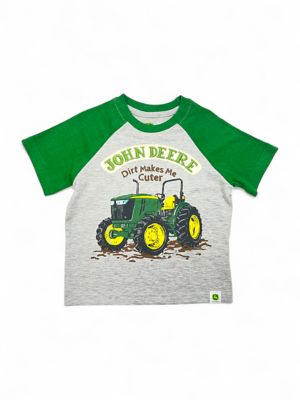 John Deere Kid's Short-Sleeve Dirt Makes Me Cuter T-Shirt