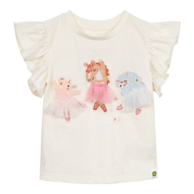 Image showing  Kid's Short Sleeve Animal Ballet Ruffle Set