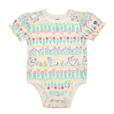 Image showing  Kid's Short Sleeve Chicken Border Jumper Set