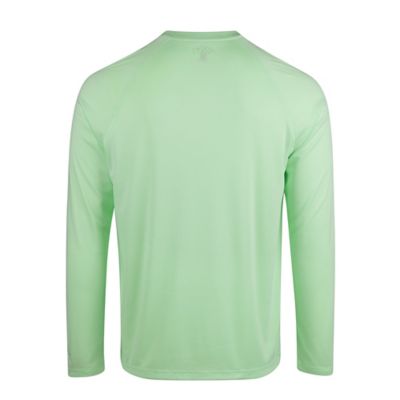 Image showing 1 th Blue Mountain Men's Tech Sun Defender Crew Neck Long-Sleeve T-Shirt