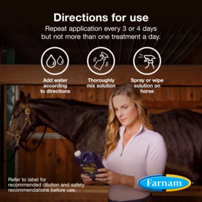 Image showing  Repel-X PE Concentrated Fly Spray for Horses, Just Add Water 1 Gallons