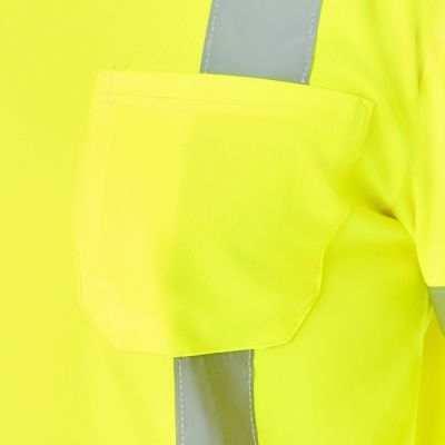 Image showing  Men's Long Sleeve High-Visibility Reflective Safety Tee