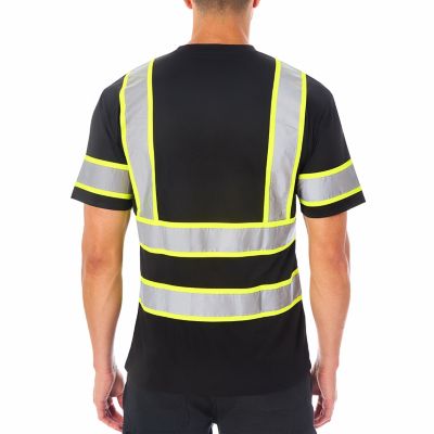 Image showing  Men's Short Sleeve High-Visibility Reflective Safety Tee